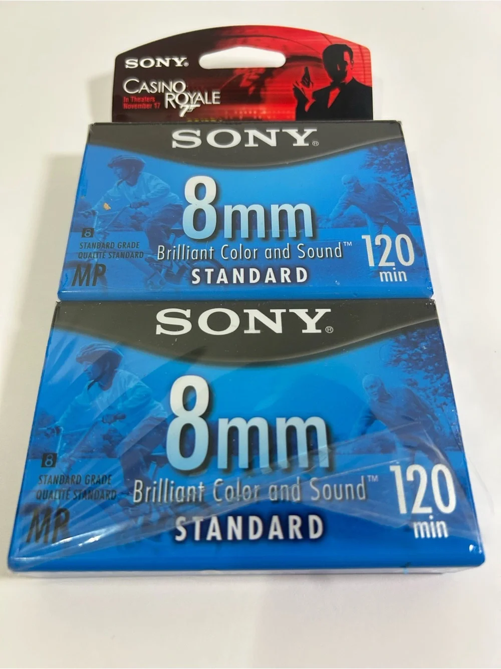 Sony 8mm 120 Minute Video 8 MP Standard Video Tapes 3 Pack NEW